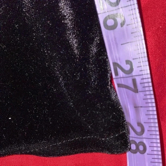 Alex Evenings Velvet Stretch Wide Leg Pants Black - Picture 10 of 11